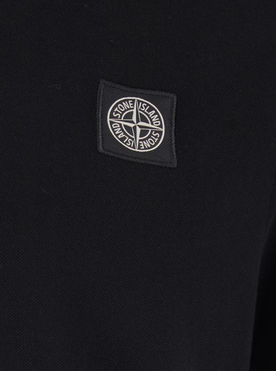 26SS 스톤 아일랜드 폴로 티셔츠 L1S15 2200008 S0017 V0029 BLACK DOM - STONE ISLAND