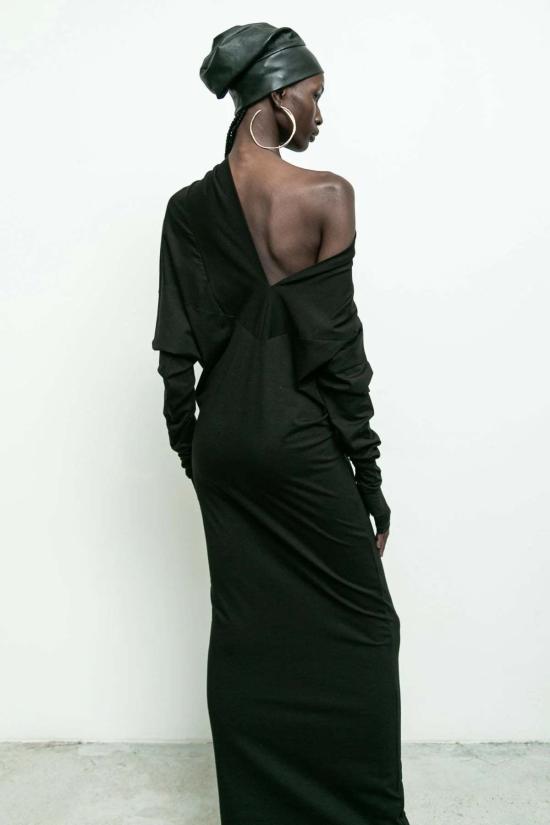  Nicholas K 롱 원피스 Jehan 드레스 블랙 - OTHER BRANDS