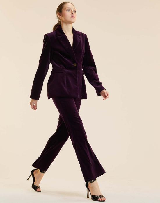 신시아 로리 수트 자켓 신시아 로울리 첼시 수트 블레이저 퍼플 - CYNTHIA ROWLEY