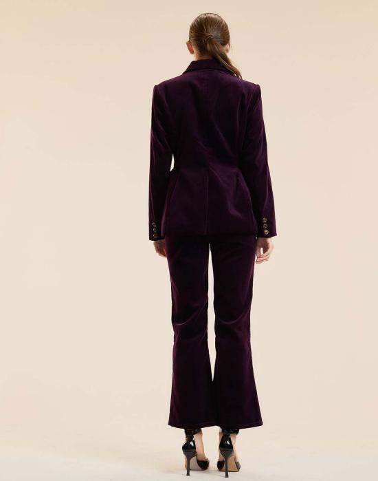  신시아 로리 수트 자켓 신시아 로울리 첼시 수트 블레이저 퍼플 - CYNTHIA ROWLEY