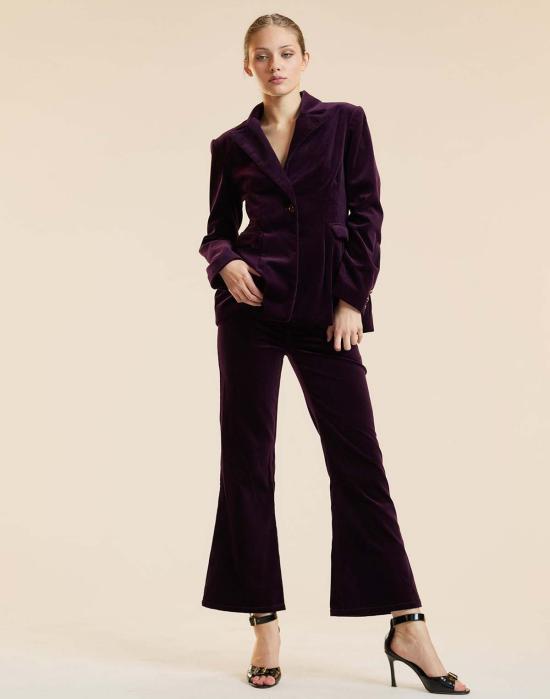  신시아 로리 수트 자켓 신시아 로울리 첼시 수트 블레이저 퍼플 - CYNTHIA ROWLEY