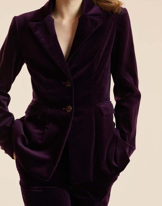  신시아 로리 크롭 팬츠 신시아 로울리 첼시 수트  퍼플 - CYNTHIA ROWLEY