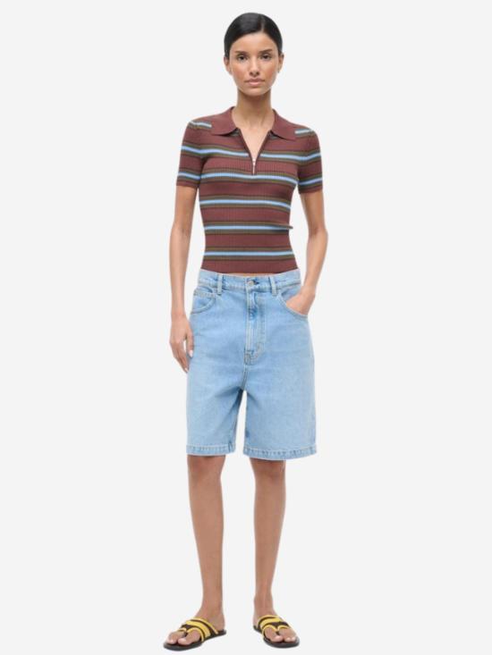  스타우드 반팔 티셔츠 렌 탑 - STAUD