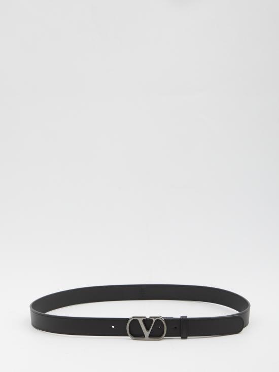 26SS 발렌티노 가라바니 가죽 벨트 8Y2T0SM3 BLACK