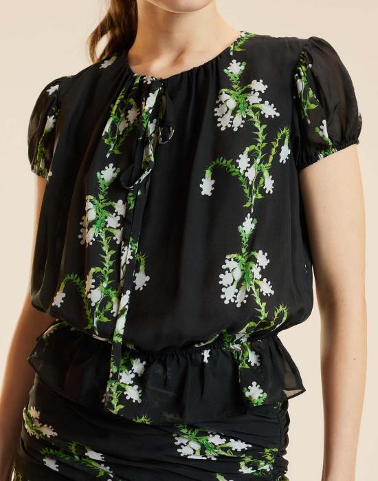  신시아 로리 블라우스 신시아 로울리 아이비리그  블랙 - CYNTHIA ROWLEY