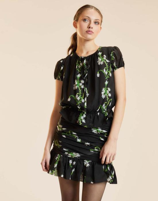  신시아 로리 블라우스 신시아 로울리 아이비리그  블랙 - CYNTHIA ROWLEY