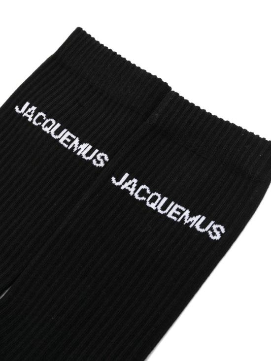 26SS 자크뮈스 양말 ACU00003AY00001 990 Black - JACQUEMUS
