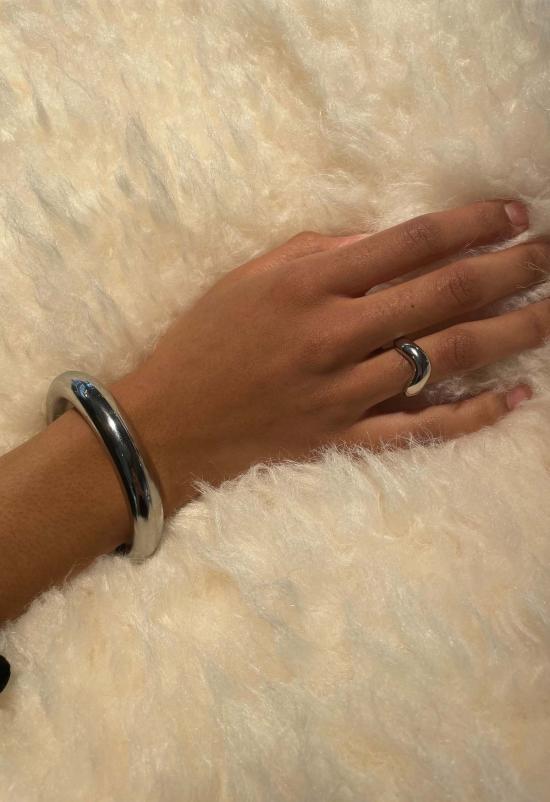  더 엔케이씨 스토어 반지 NKC 스토어 실버 웨이브 링