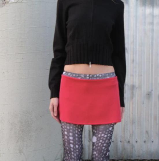  길 숏 스커트 젤 아리아 - GEEL