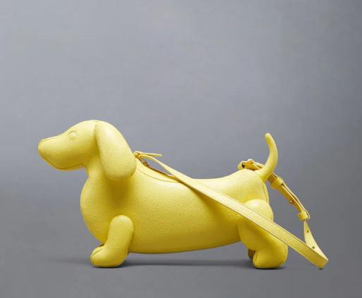 26FW 톰브라운 페블 그레인 헥터 바게트백 FAP341A00198 735 PASTEL YELLOW