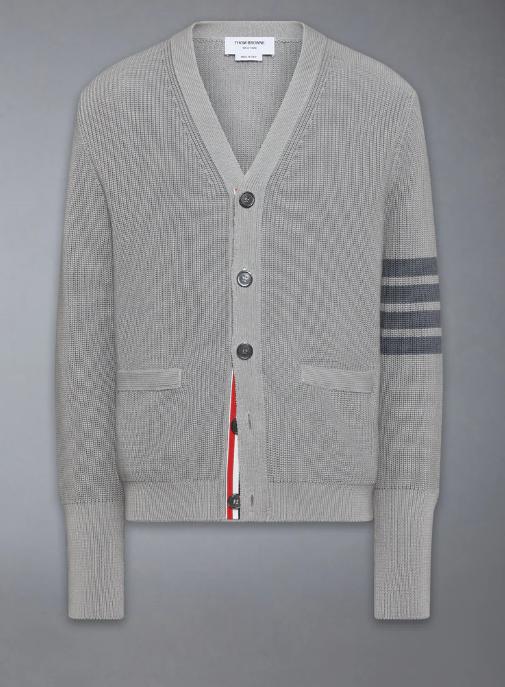 26SS 톰브라운 가먼트 다이드 4바 가디건 MKC635AY3065 055 LT GREY