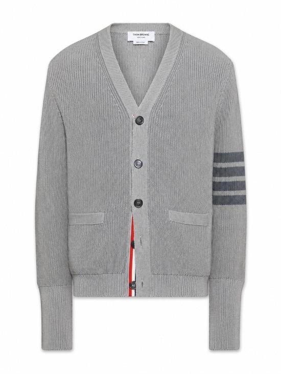 26SS 톰브라운 가먼트 다이드 4바 가디건 MKC635AY3065 055 LT GREY