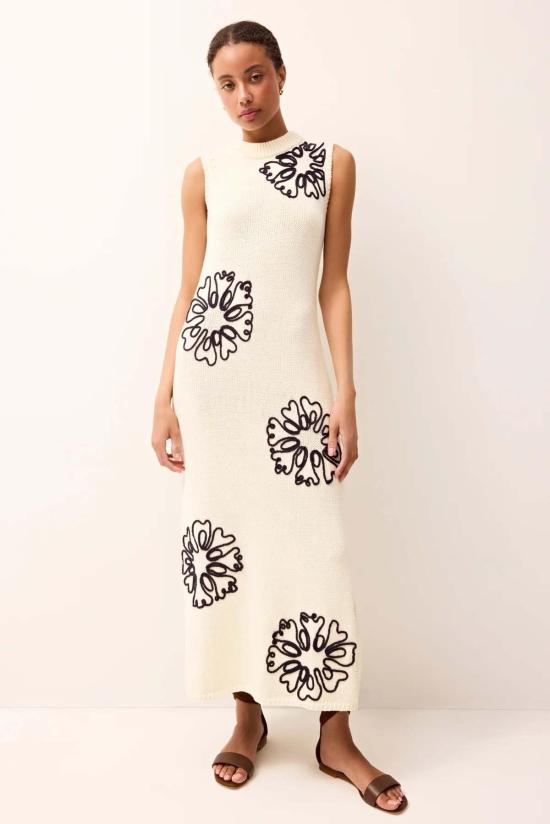  마리 올리버 롱 원피스 패트리샤 프레스 플로렛 드레스 - MARIE OLIVER