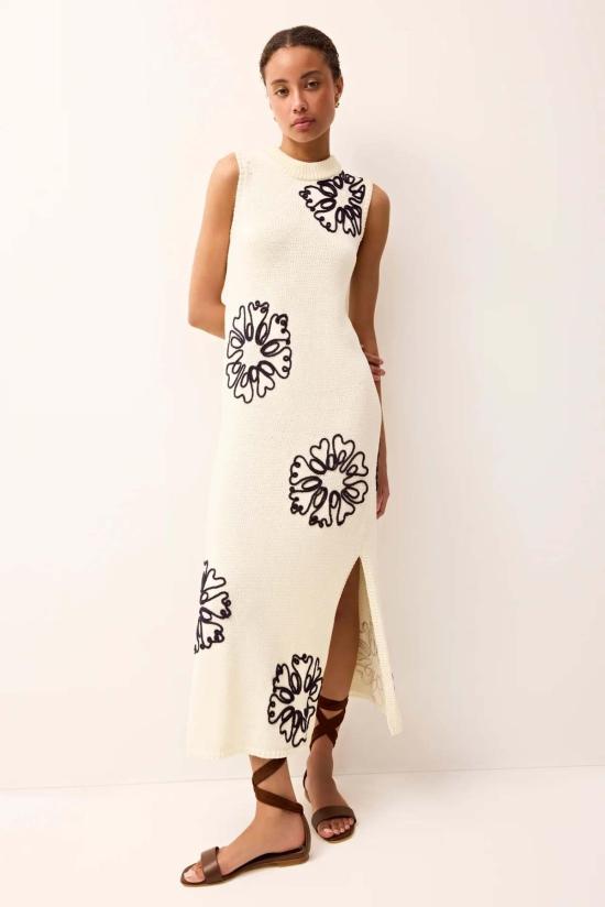  마리 올리버 롱 원피스 패트리샤 프레스 플로렛 드레스