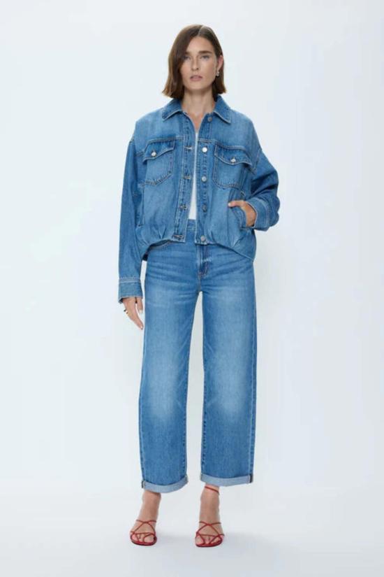  피스톨라 데님 자켓 비비 재킷 - PISTOLA