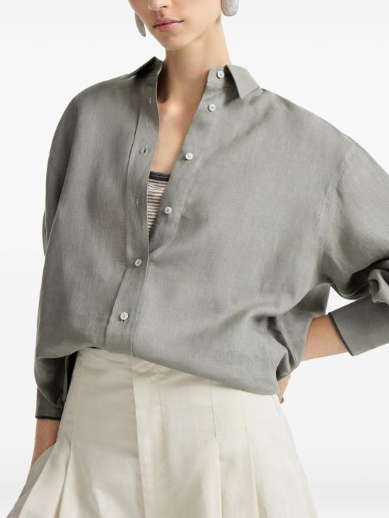 26SS 브루넬로 쿠치넬리 셔츠 MA698MQ906 C1063 - BRUNELLO CUCINELLI