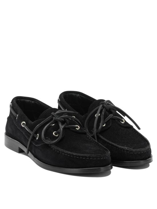 26FW 에이드 로퍼 HARRISCOW SUEDE LEATHERBLACK - AEYDE