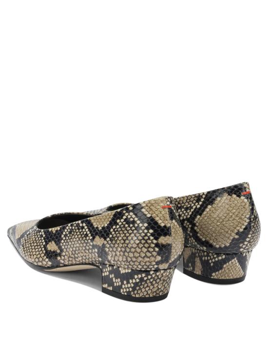 26SS 에이드 힐/펌프스 RORYSNAKE PRINT CALF LEATHERHAZELNUT Beige - AEYDE