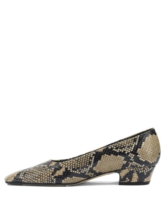 26SS 에이드 힐/펌프스 RORYSNAKE PRINT CALF LEATHERHAZELNUT Beige - AEYDE