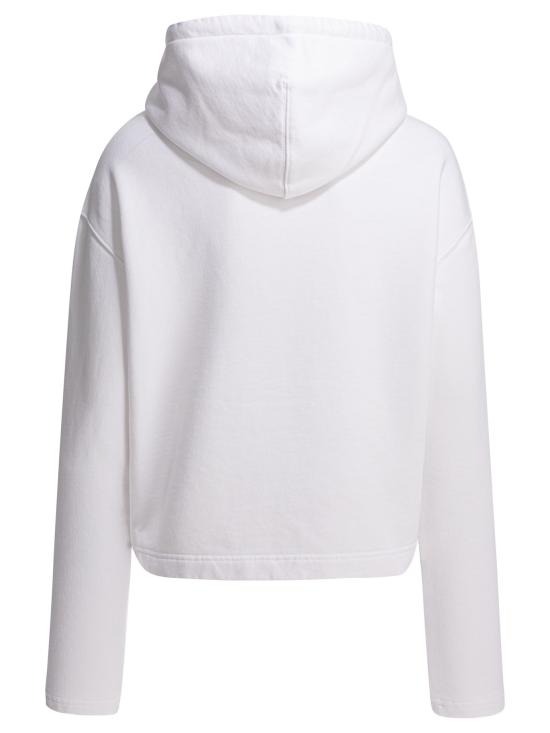 26FW 아미 ADC 콘트라스트 하트 후드 티셔츠 FSW767 730100 White - AMI