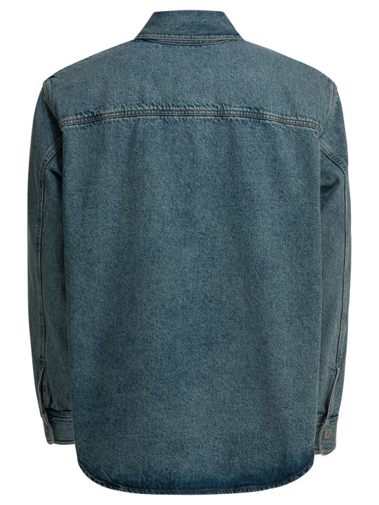 26SS 아미 긴팔 셔츠 UJK897 DE0046480 Blue - AMI