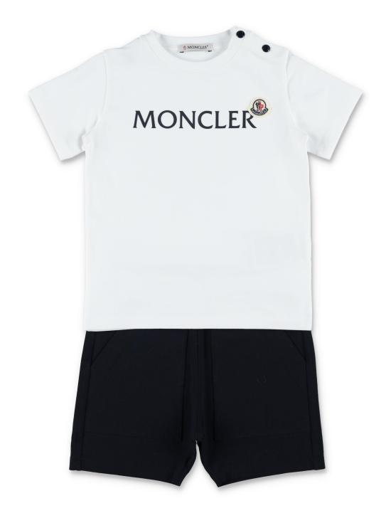 26SS [키즈] 몽클레어 오버롤 8M0000989AUM 002 WHITE