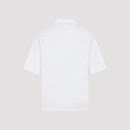 26SS 카사블랑카 반팔 셔츠 MSP26SH22801 WHITE MONOGRAM - CASABLANCA