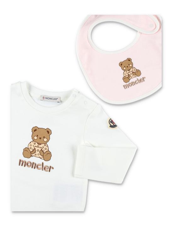 26SS [키즈] 몽클레어 오버롤 8P000038392E F05 WHITE ROSE - MONCLER