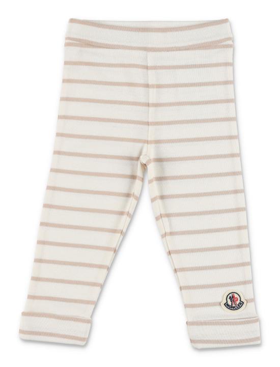 26SS [키즈] 몽클레어 오버롤 8P0000189BA2 F20 WHITE BEIGE - MONCLER