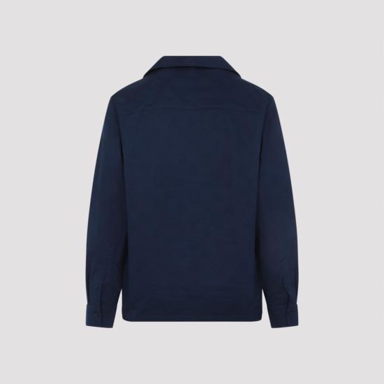 26SS 카사블랑카 긴팔 셔츠 MSP26SH22901 BLUE MONOGRAM - CASABLANCA