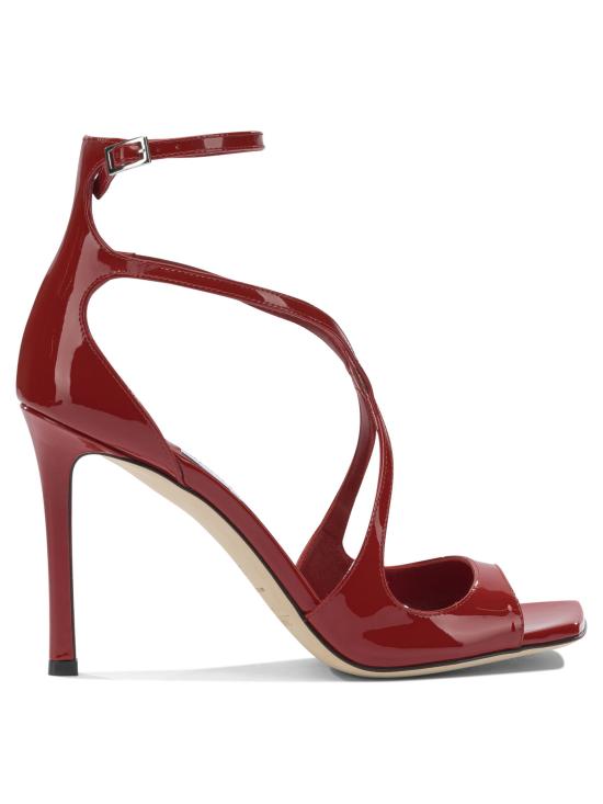 26SS 지미추 샌들 AZIA 95PATRUBY RED Red