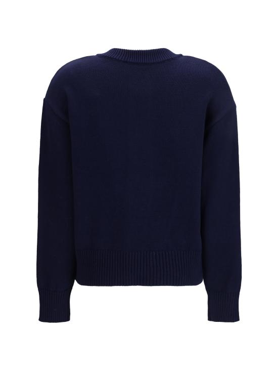 26SS 아미 ADC 울 크루넥 하트 가디건 UKC381KN0156 A116 BLUE - AMI