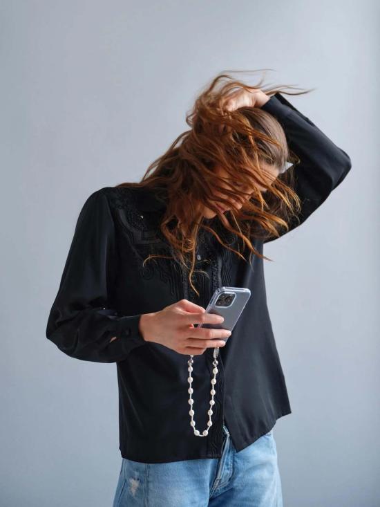  Ossa 팔찌 오사 진주 손목 지갑 진주