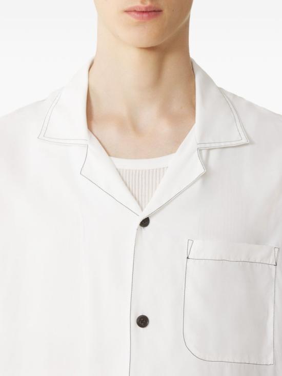 26SS 랑방 반팔 셔츠 RM SI0011 6257 P26 00 White - LANVIN