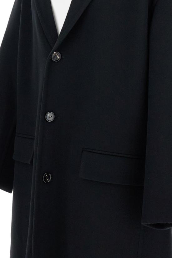 25FW 보테가베네타 코트 815142V4CB01000 Black - BOTTEGA VENETA