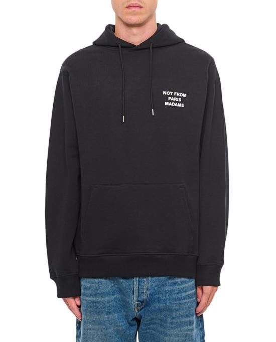  드롤드무슈 후드 티셔츠 PERMHO162CO127BL Black