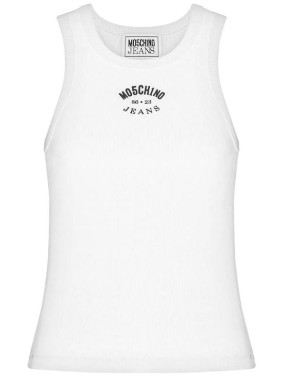 25SS 모스키노 민소매 티셔츠 J08053731 White