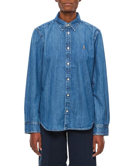  폴로 랄프로렌 데님 셔츠 211969458001MERCEDWASH Blue