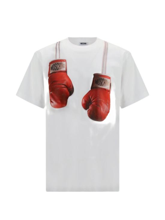 26SS 모스키노 반팔 티셔츠 A0723 0241 1001 White