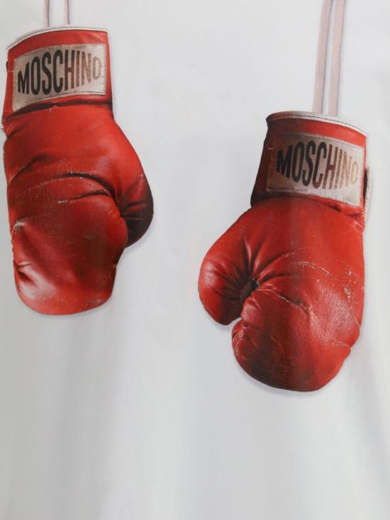 26SS 모스키노 반팔 티셔츠 A0723 0241 1001 White - MOSCHINO