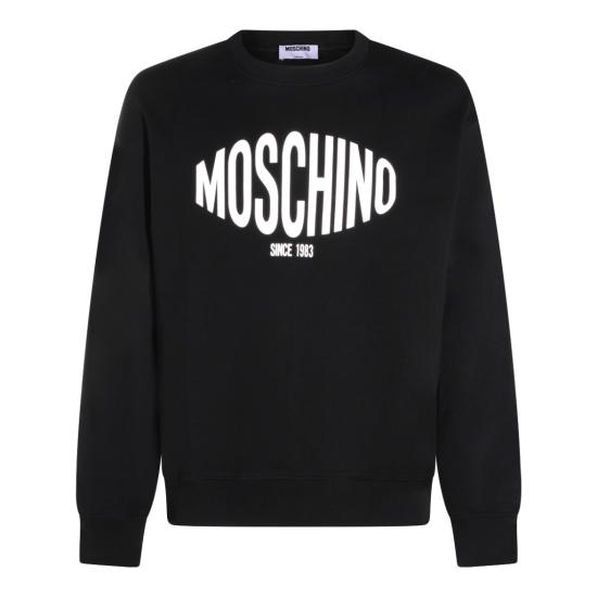 26SS 모스키노 긴팔 티셔츠 261ZZ171302281555 Black