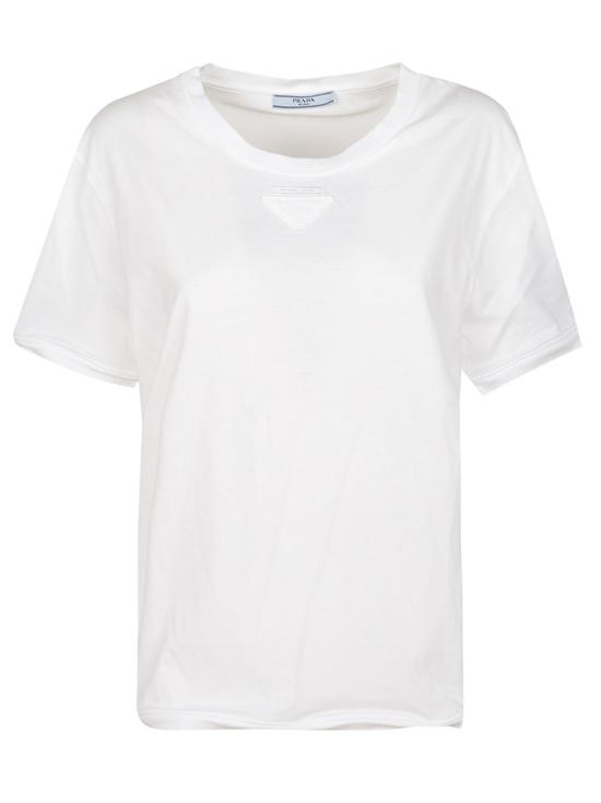 26SS 프라다 반팔 티셔츠 3569VSOOO18QZ White