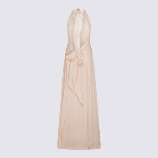 26SS 블루마린 롱 원피스 P622A803AN0817 Neutrals - BLUMARINE