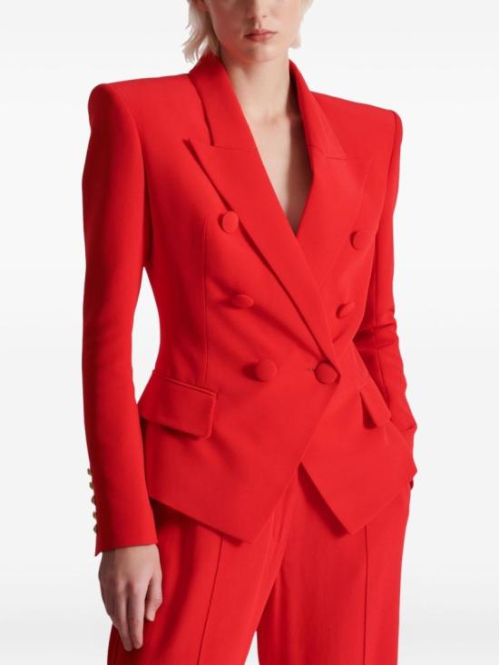 25SS 발망 자켓 EF0SI505VB00 3CE Red - BALMAIN