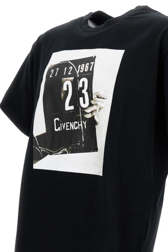 26SS 지방시 반팔 티셔츠 BM71NK3YSL001 Black - GIVENCHY