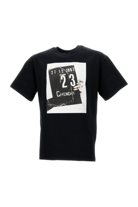 26SS 지방시 반팔 티셔츠 BM71NK3YSL001 Black - GIVENCHY