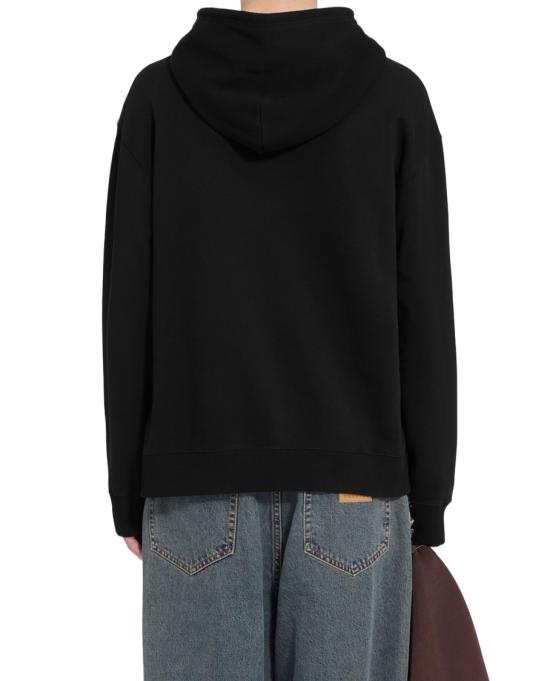  MM6 메종마르지엘라 뉴메릭 후드 티셔츠 SH0GU0033M25025900 Black - MM6 MAISON MARGIELA