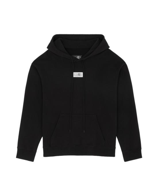  MM6 메종마르지엘라 뉴메릭 후드 티셔츠 SH0GU0033M25025900 Black