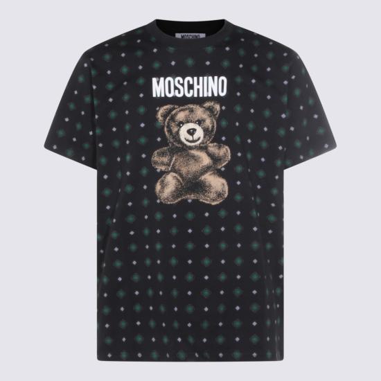 26SS 모스키노 반팔 티셔츠 261ZZ071702412555 Black - MOSCHINO