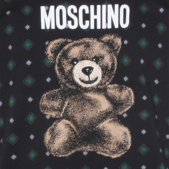 26SS 모스키노 반팔 티셔츠 261ZZ071702412555 Black - MOSCHINO